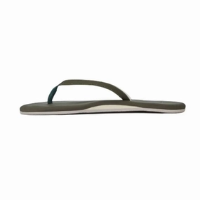 Flip Flops And Sunglasses Hari Mari Women's Meadows Sage Dark Ivy Size 9 Arch Support Flip Flops