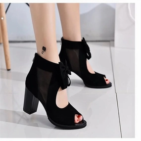 Slide Heel Sandals Women's Mid/high Heels Shoes