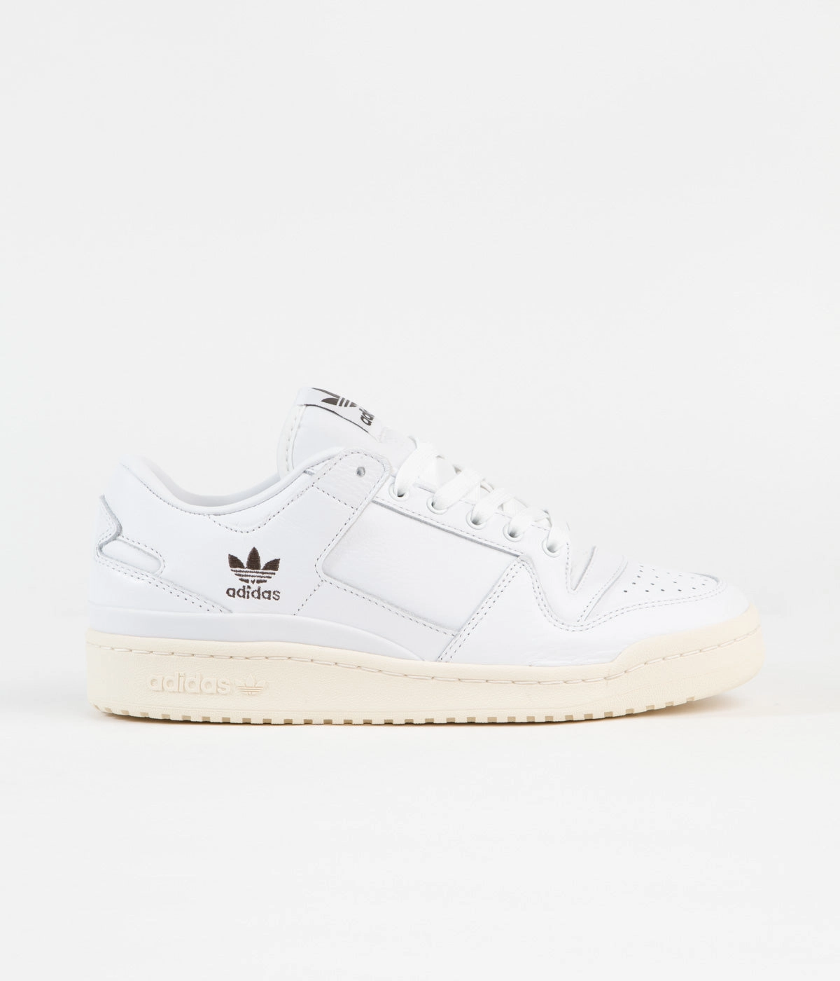 Adidas Forum 84 Low Adv Shoes - FTWR White / FTWR White / Shadow Olive Adidas Shoe Laces Replacement