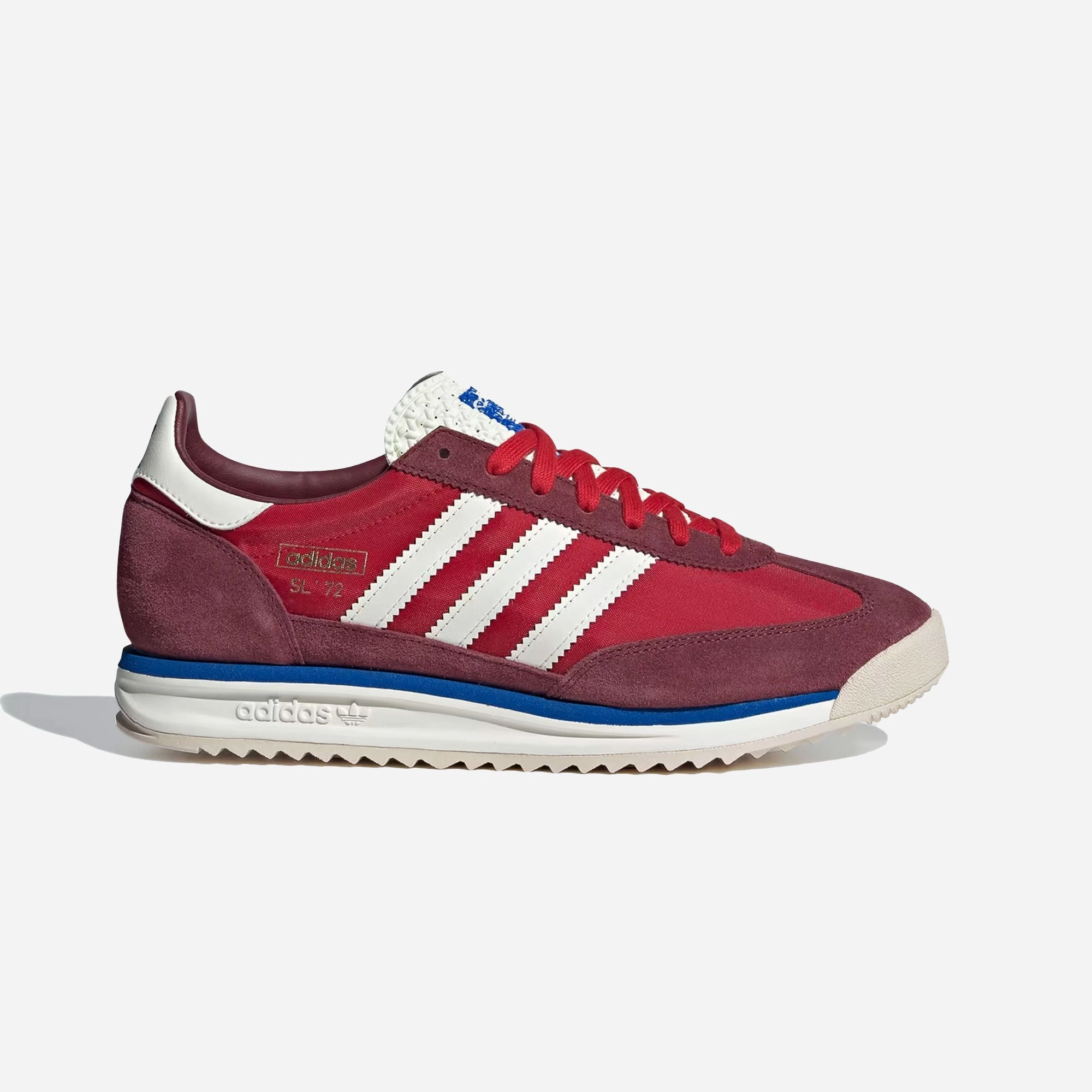 ADIDAS ORIGINALS | SL 72 RS { SHADOW RED/OFF WHITE/BLUE Adidas Izzy Shoes