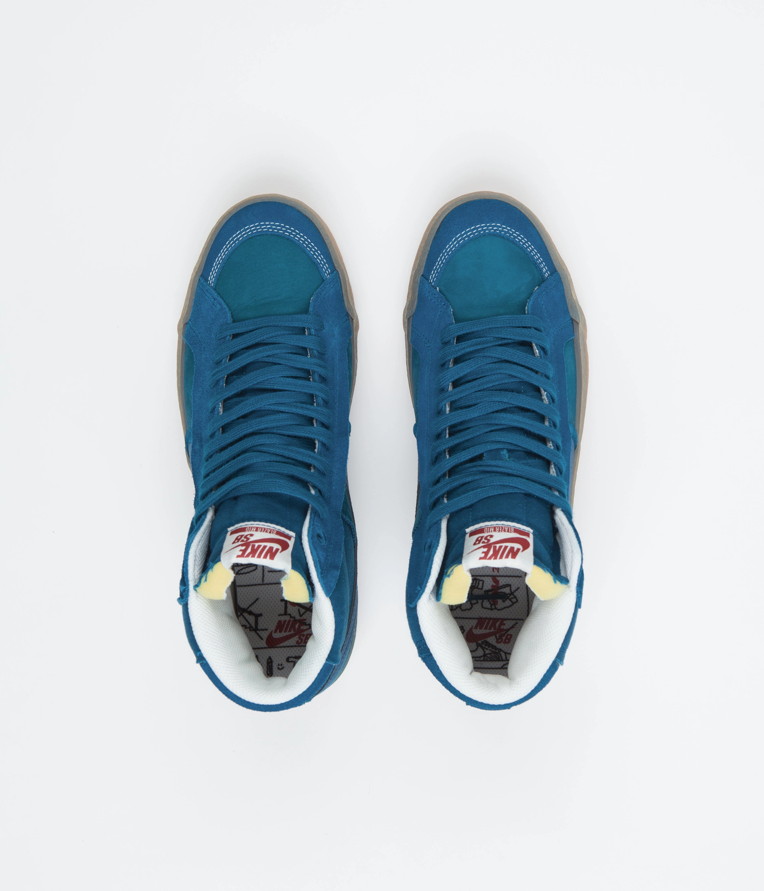 Nike SB Blazer Mid Premium Shoes - Green Abyss / Green Abyss - Phantom Asics Running Shoes India