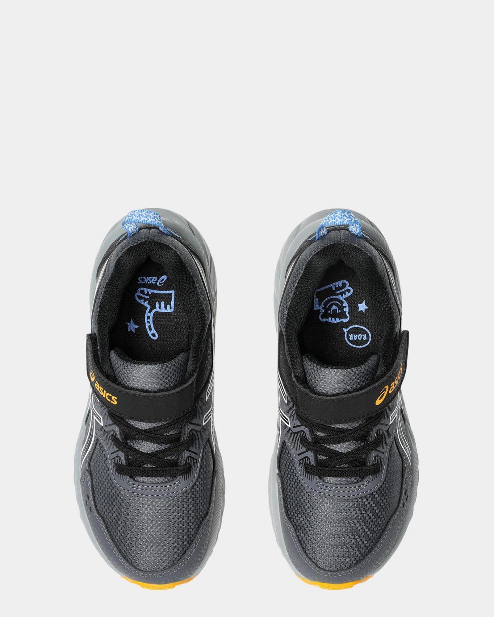 Pre Venture 9 Pre-School Carrier Grey/Black Flat Feet Asics Shoes