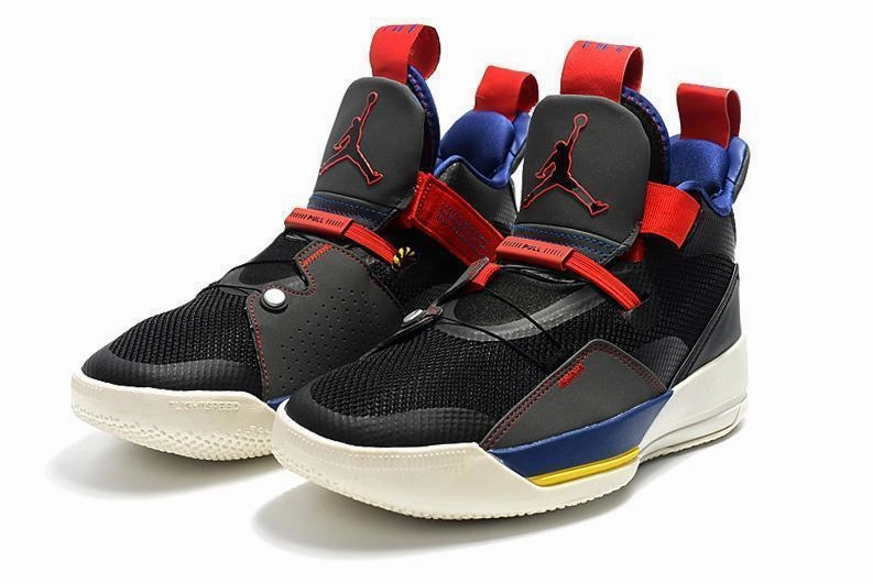 Nike Air Jordan 33 Black Red Navy Men Shoes Sale Size US 7,8,8.5,9.5,10,11,12 Asics Shoes Gel Quantum 360