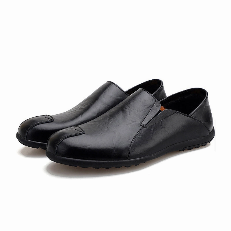 Flat Non Slip Shoes PU Leather Big Size37-48 Men Male Slip on Office Oxford Casual Loafers Business Man Dress Shoes
