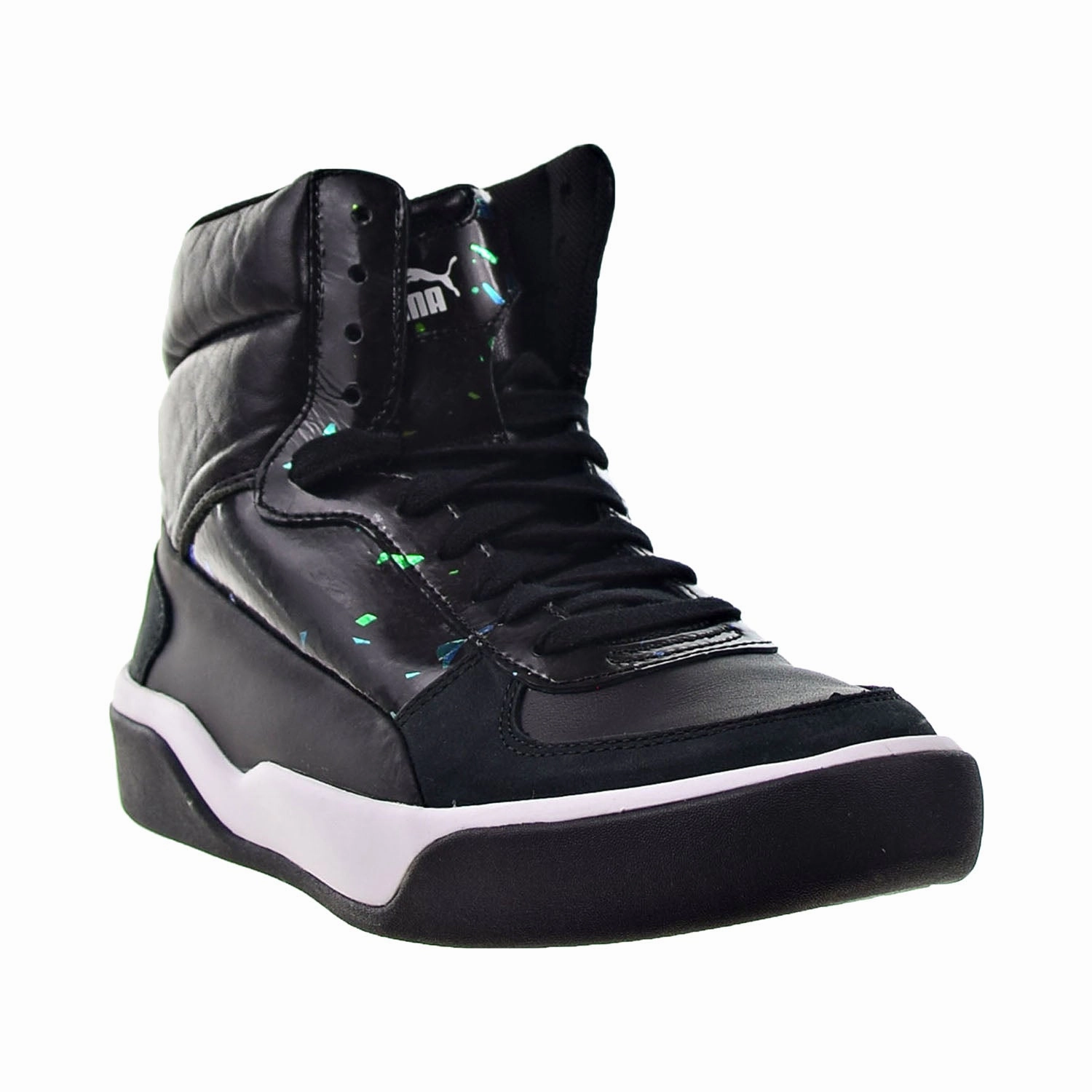 Puma Alexander McQueen MCQ Brace Mid Black Men's Shoes Black Asics Shoes Quantum 360