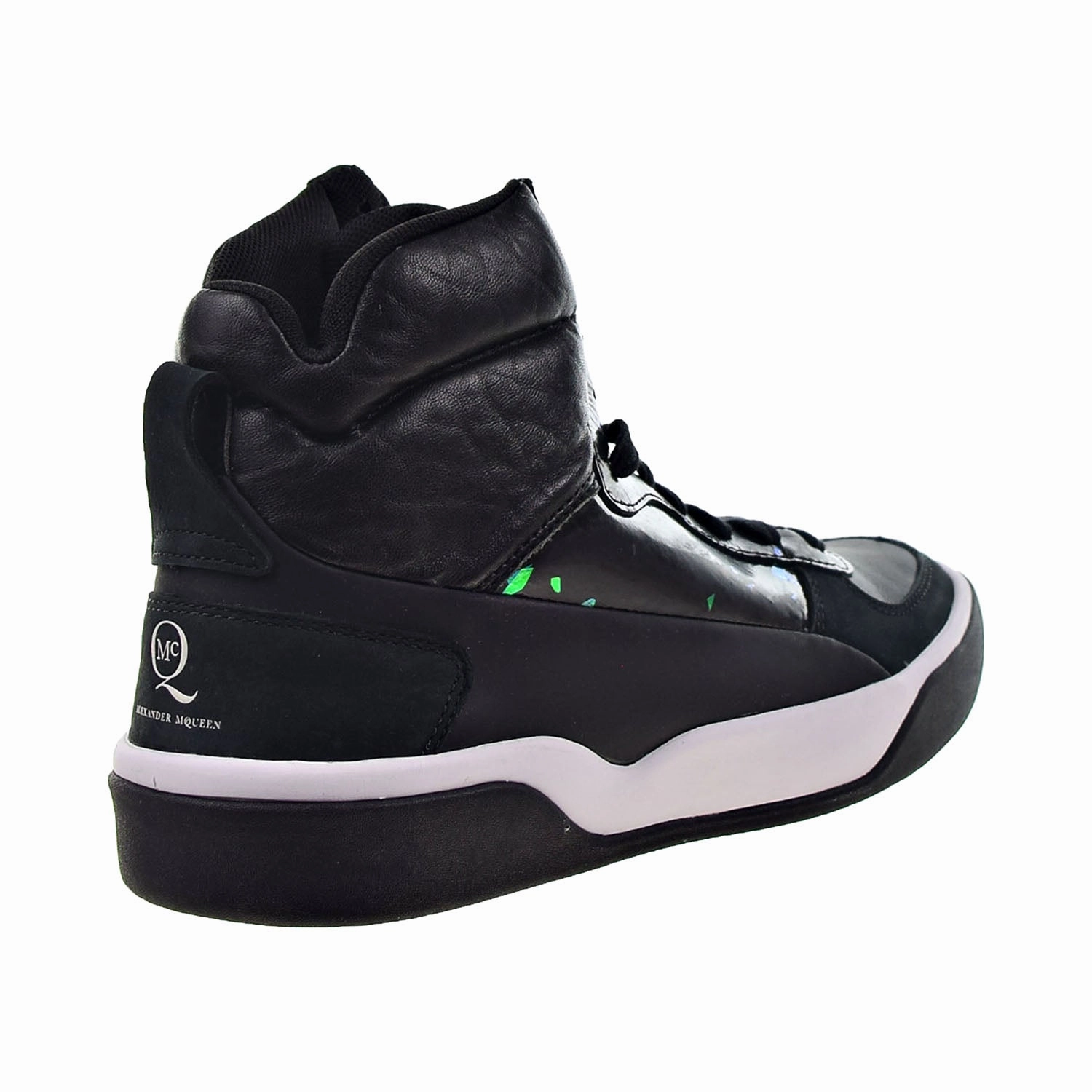 Puma Alexander McQueen MCQ Brace Mid Black Men's Shoes Black Asics Gel Quantum 180 3 Running Shoes