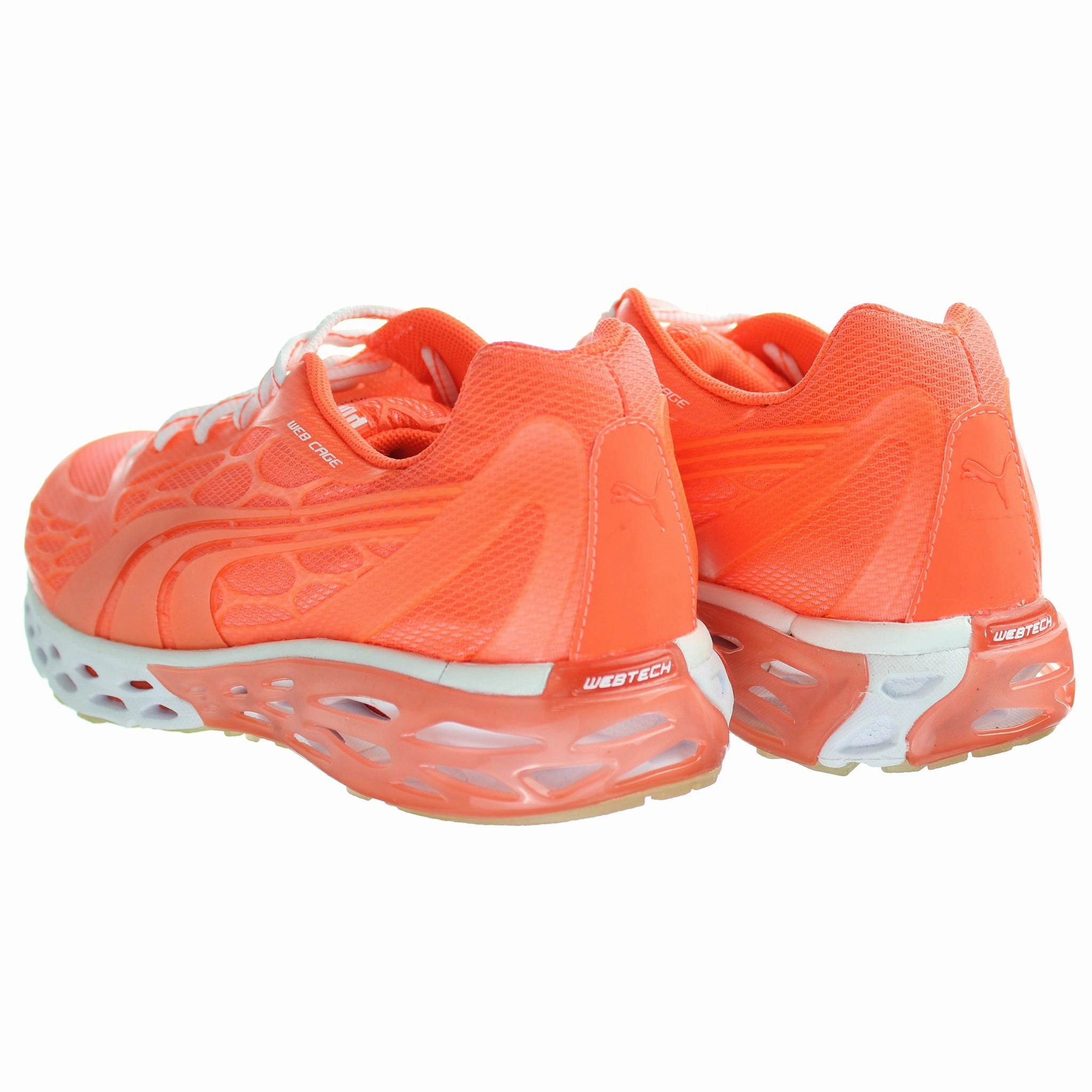 Puma Bioweb Elite Glow Womens Orange Running Shoes Asics Vintage Wrestling Shoes
