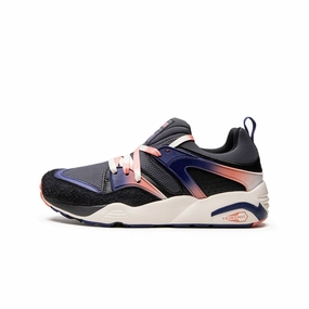 Puma Blaze of Glory Psychedelics (Ebony-Carnation Pink) Men's Shoes 387576-02 Asics Neutral Trail Shoes