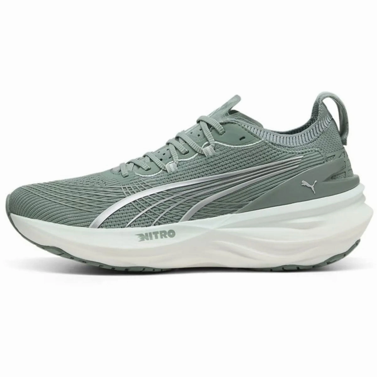 Puma Foreverrun Nitro 2 Running Shoes - Mens - Green Moon/Peaceful Blue Asics Vs Nike Shoes