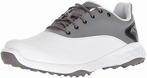 PUMA Golf Men's Grip Fusion Golf Shoe, White/Quiet Shade/Black, 11 Medium US Asics Shoe Types Explained