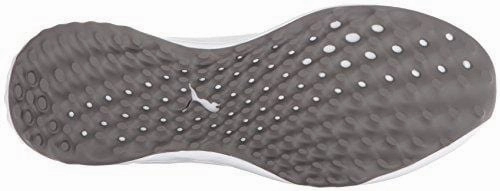 PUMA Golf Men's Grip Fusion Golf Shoe, White/Quiet Shade/Black, 11 Medium US Best Asics Shoes For Interval Training