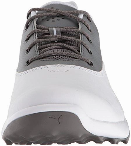PUMA Golf Men's Grip Fusion Golf Shoe, White/Quiet Shade/Black, 11 Medium US Asics Gel Cumulus 22 Running Shoes