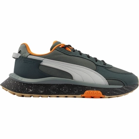 Puma Weave Zip Training Shoes Puma Men's Wild Rider Winter Shoes - Balsam Green / Green Gables