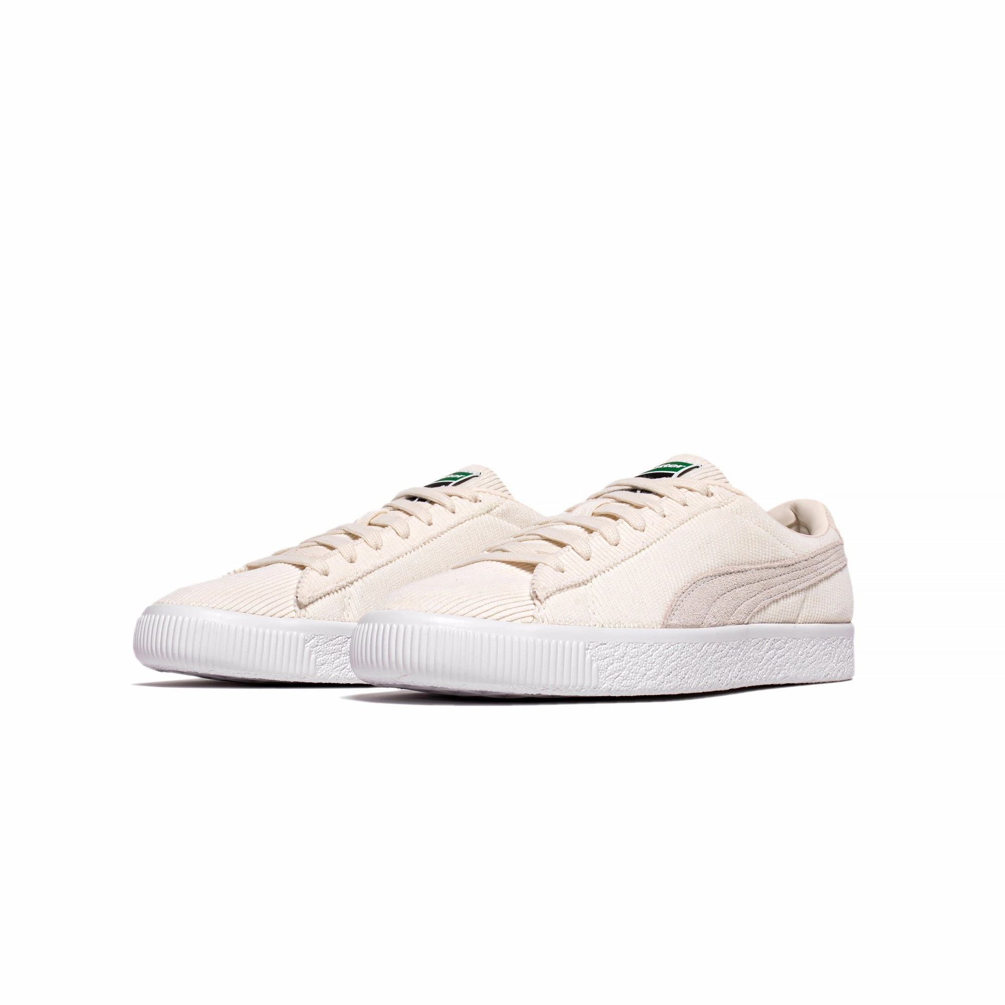 Puma Mens Basket VTG Cream Butter Goods Shoes 'Birch-Whisper' Balmain X Puma Shoes