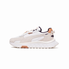 Puma Mens Wild Rider SC Shoes 'Vaporous Gray-Puma White' Puma Nitro Trail Running Shoes