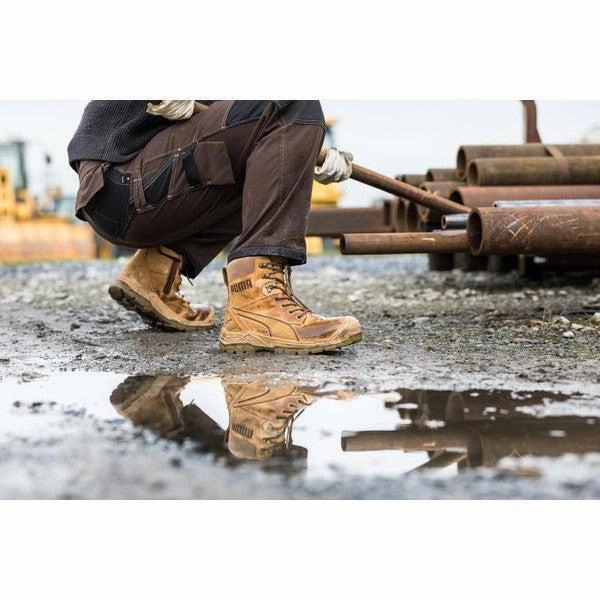 PUMA SAFETY CONQUEST WHEAT WITH ZIP-630727 Asics Shoes Low