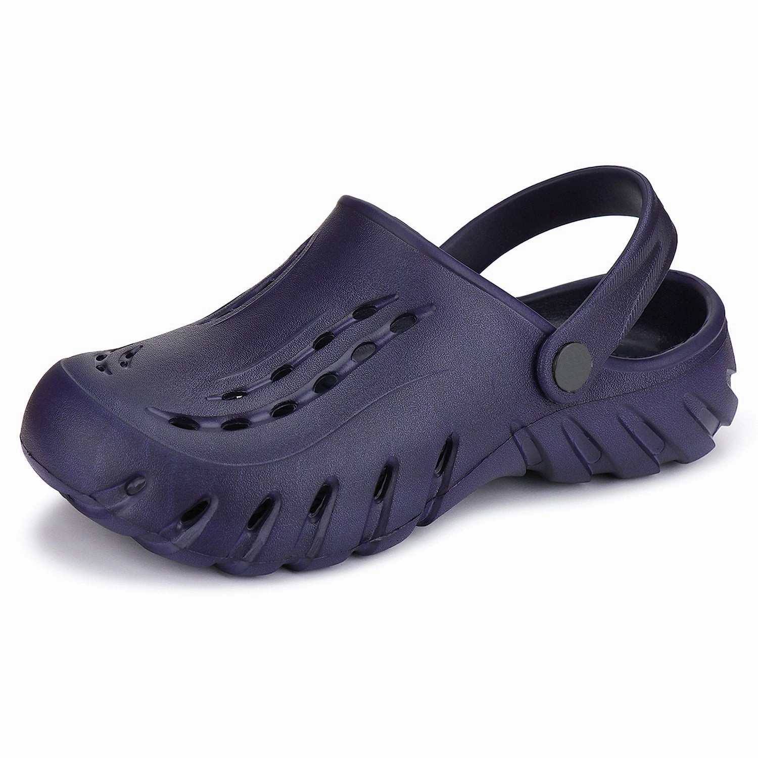 Bersache Extra Soft Classic Casual with  Regular wear with Ultra Soft & Flexibility Technology Clogs for Men's & Boy's 6002 -Blue Goldenstar Hi Slide