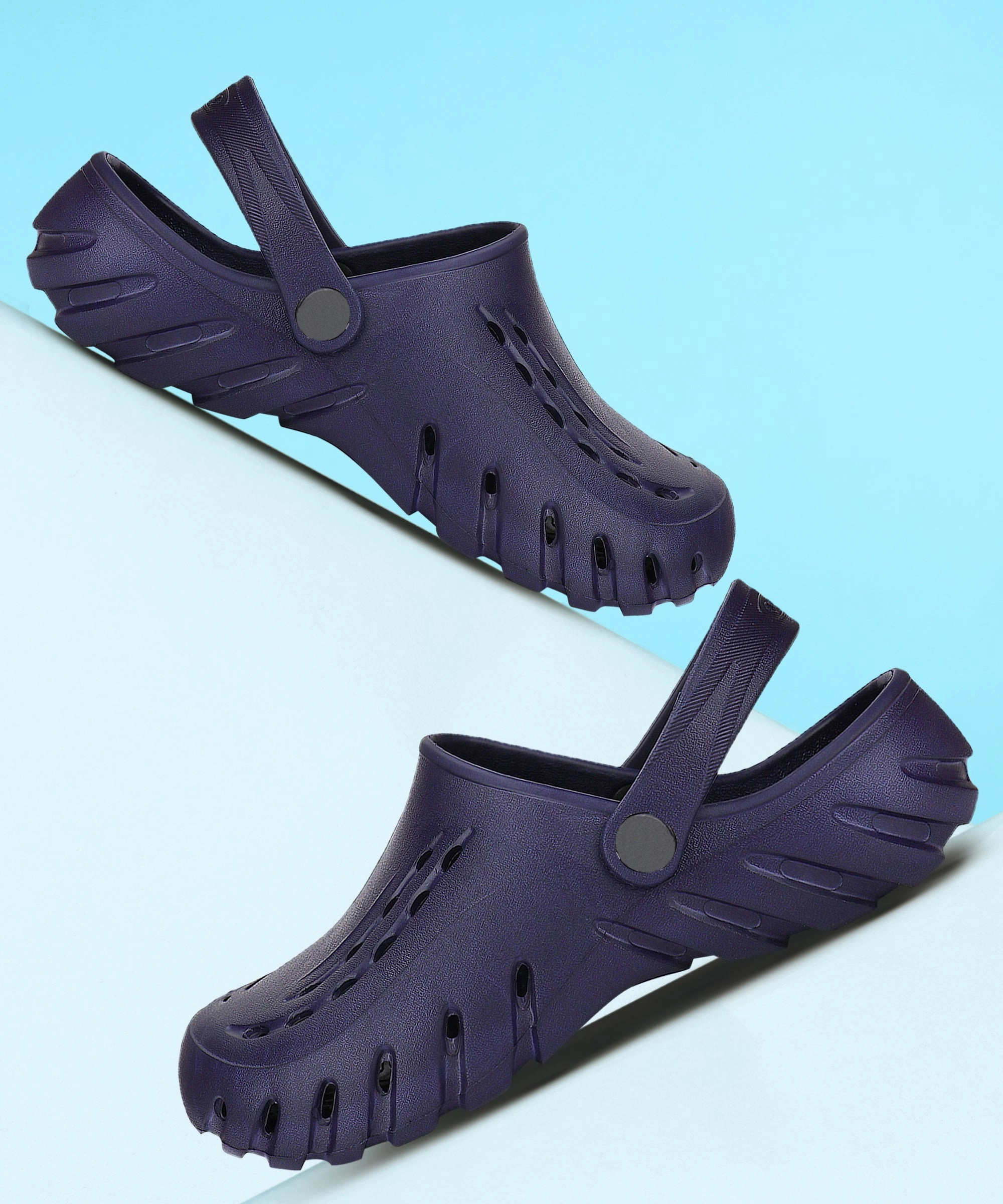 Oh Yeah Slippers Bersache Extra Soft Classic Casual with  Regular wear with Ultra Soft & Flexibility Technology Clogs for Men's & Boy's 6002 -Blue