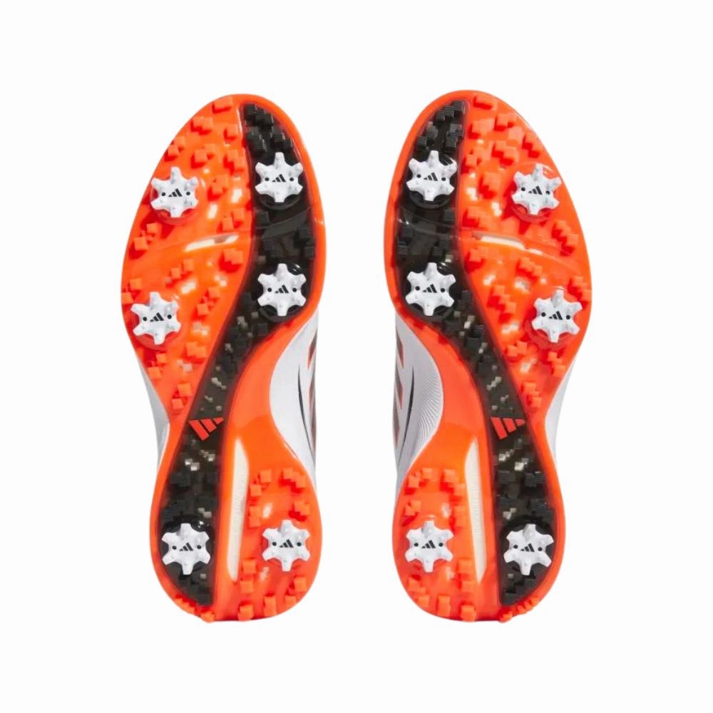 Adidas Men's ZG23 Golf Shoes - White/Black/Semi Solar Red Adidas Shoes Trending