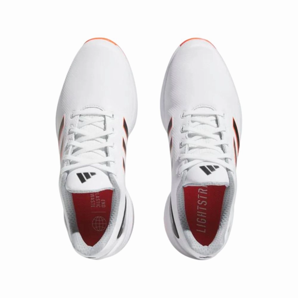 Adidas 4wd Shoes Adidas Men's ZG23 Golf Shoes - White/Black/Semi Solar Red