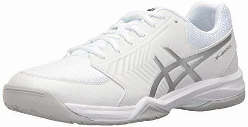 Asics Gel-course Ace Golf Shoes ASICS Men's Gel-Dedicate 5 Tennis Shoe, White/Silver, 10.5 M US