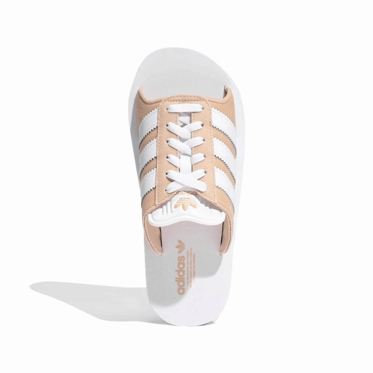 Adidas Winter Shoes Adidas   GAZELLE BEACH SLIDES W MAGIC BEIGE/FTWWHT/FTWWHT //JQ7422