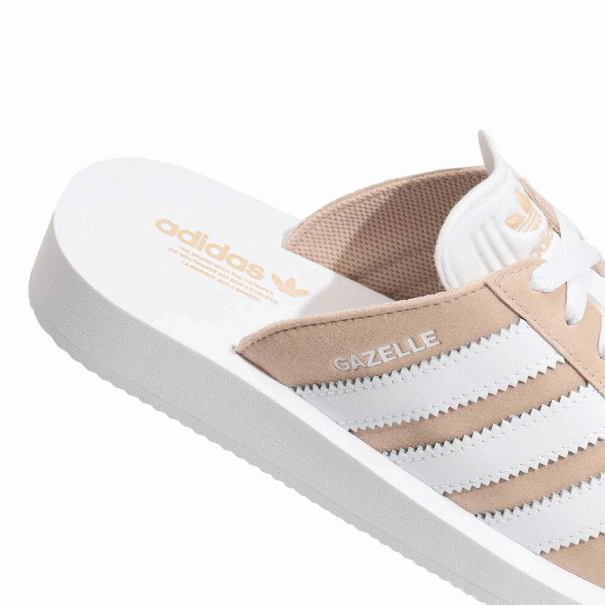 Adidas Stan Smith Freizeit Shoes Adidas   GAZELLE BEACH SLIDES W MAGIC BEIGE/FTWWHT/FTWWHT //JQ7422
