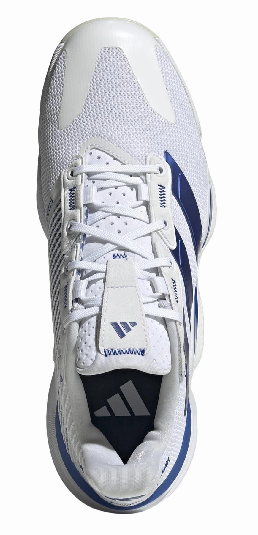 Adidas Nora Shoes ADIDAS Stabil 16 Mens Badminton Shoes - White / Blue