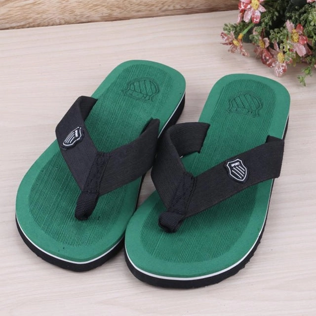 Nintendo Slippers 2018 Summer Hot Selling Good Quality Mens Summer Beach Flip Flops Slippers Sandals Men Beach Slippers 5 Colors to Choose