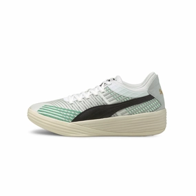 Puma Mens Clyde All-Pro Coast 2 Coast Shoes 'Puma White/Power Green' Asics Shoes Philippines