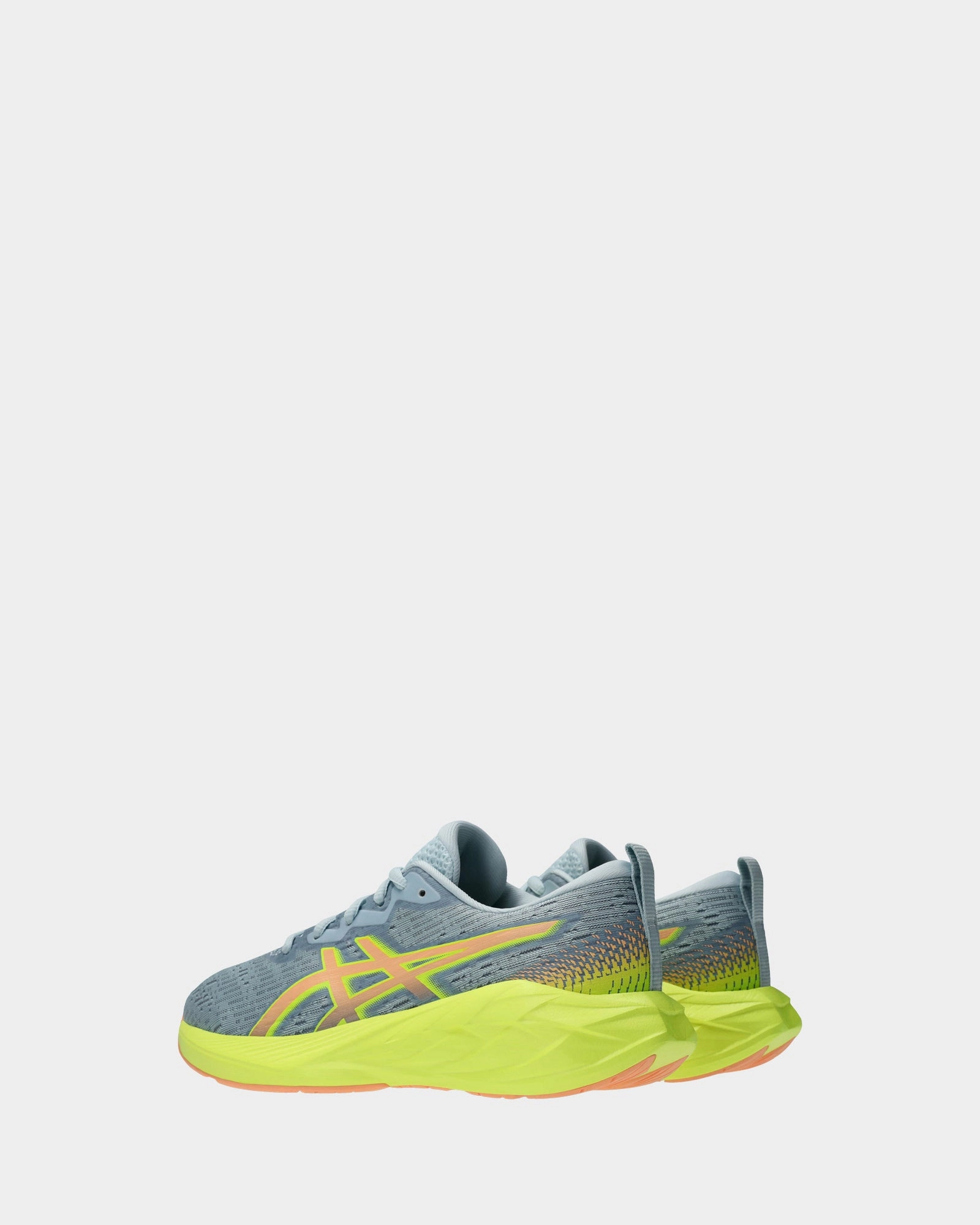 Novablast 4 Grade School Cool Grey/Bright Sunstone Non Slip Shoes Asics