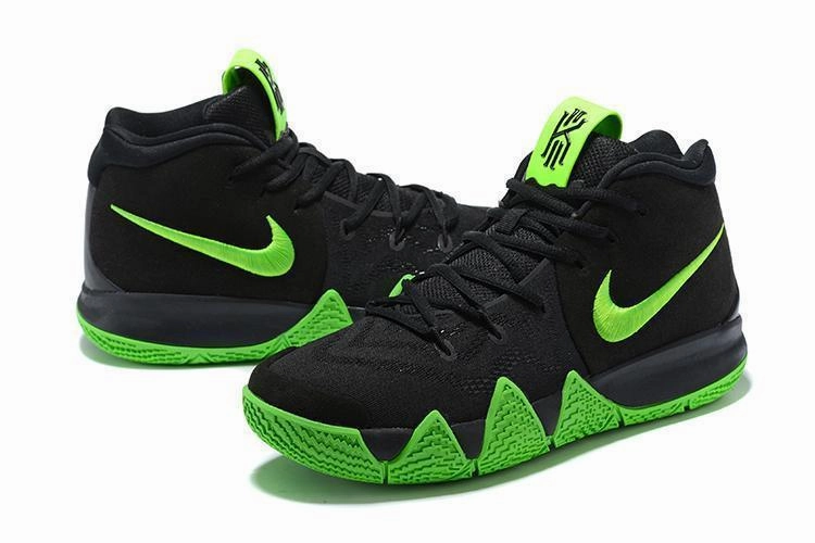 Nike Kyrie 4 "Halloween" Black Green Men Basketball Shoes Sale Size US 7,8,8.5,9.5,10,11,12 Asics Competition Running Shoes