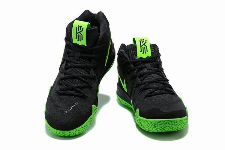Nike Kyrie 4 "Halloween" Black Green Men Basketball Shoes Sale Size US 7,8,8.5,9.5,10,11,12 Asics Comfortable Work Shoes