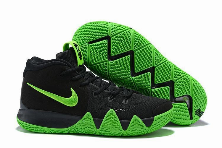 Nike Kyrie 4 "Halloween" Black Green Men Basketball Shoes Sale Size US 7,8,8.5,9.5,10,11,12 Asics Tennis Shoes Apc