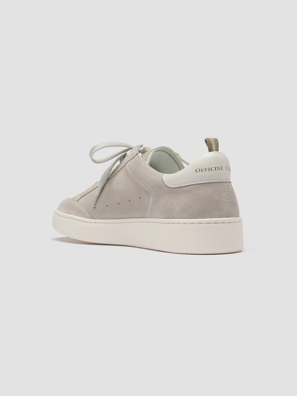 THE DIME 001 - Off White Suede Low Top Sneakers Sneakers Balenciaga