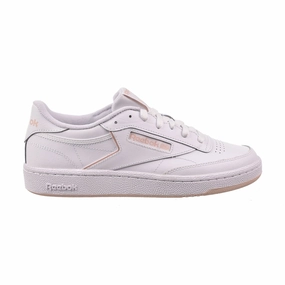 Toddler Shoes Reebok Club C 85 Leather Women`s Shoes White-Pink