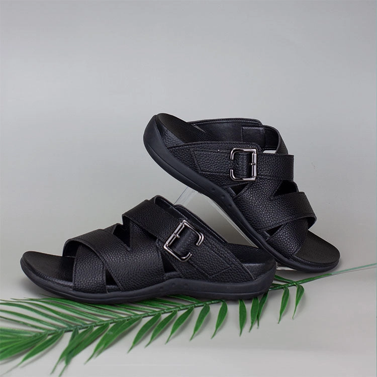 Sandals Grande Men Multi Straps Buckle Sandals [Comfy Health Series][ODD SIZES LEFT]