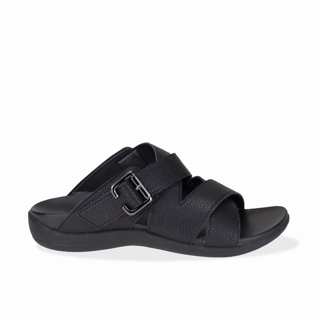 Men Multi Straps Buckle Sandals [Comfy Health Series][ODD SIZES LEFT] Italian Leather Sandals