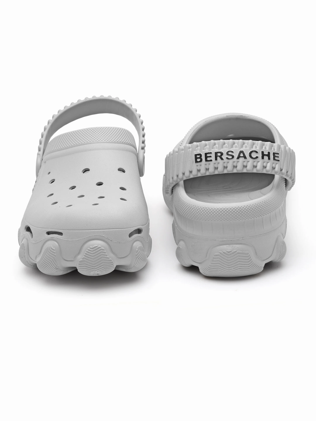 Bersache Extra Soft Classic Casual with  Regular wear with Ultra Soft & Flexibility Technology Clog's for Men's & Boy's (6090-Grey) Therafit Slippers