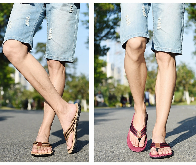 Vintage Slides Men's Beach Sandals - Available in 4 Colors