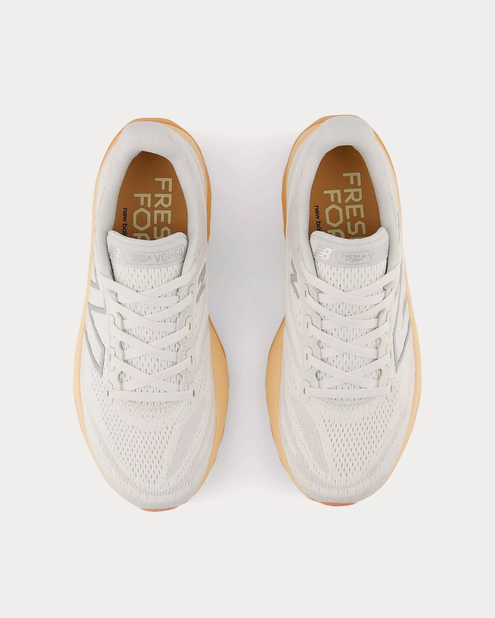 Black And White New Balance Womens Shoes Fresh Foam X Vongo v6 Reflection / Copper / Silver Metallic Running Shoes