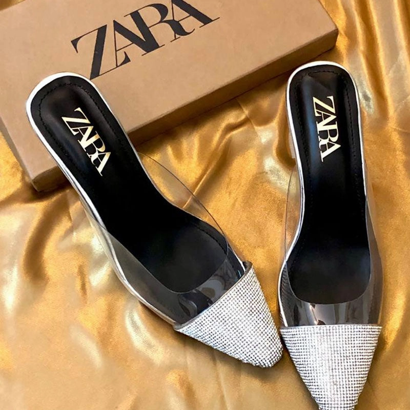 Rhinestone Crystal Sandal for Women -1018 Xuxa Sandals