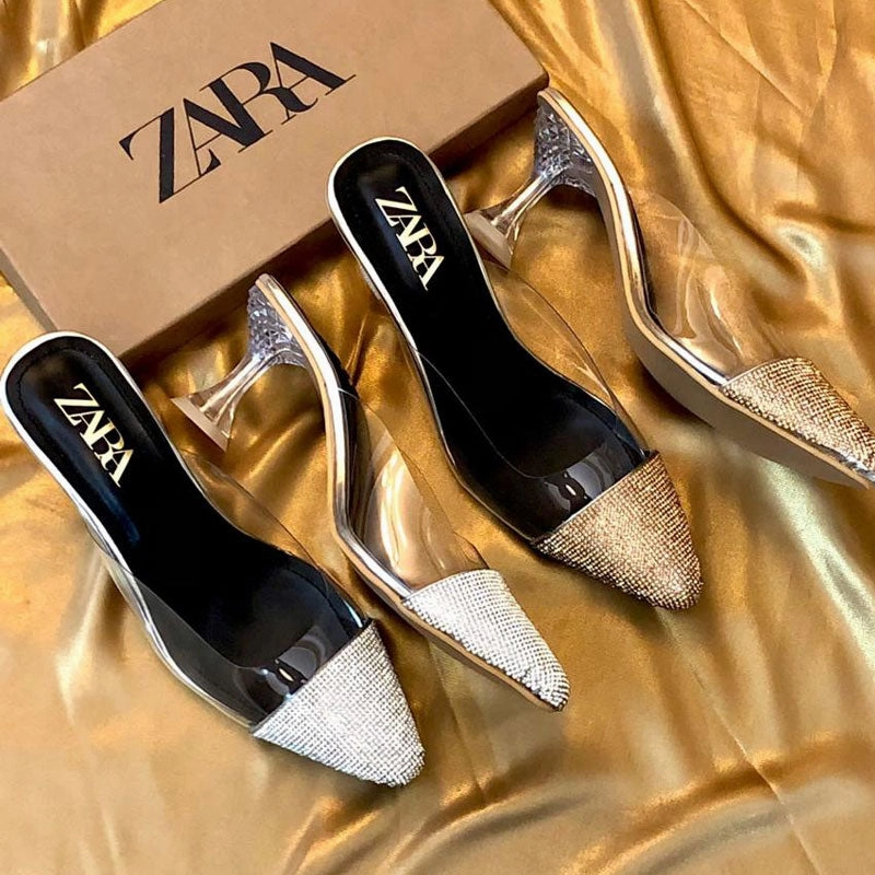 Comfortable And Pretty Sandals Rhinestone Crystal Sandal for Women -1018