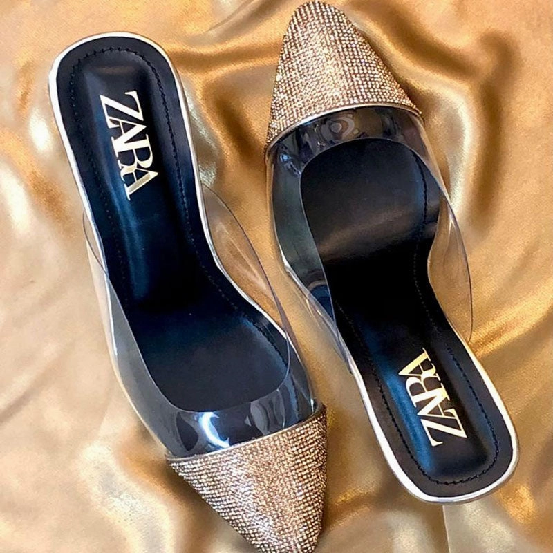 Rhinestone Crystal Sandal for Women -1018 Bella Hadid Sandals Gigi Bday