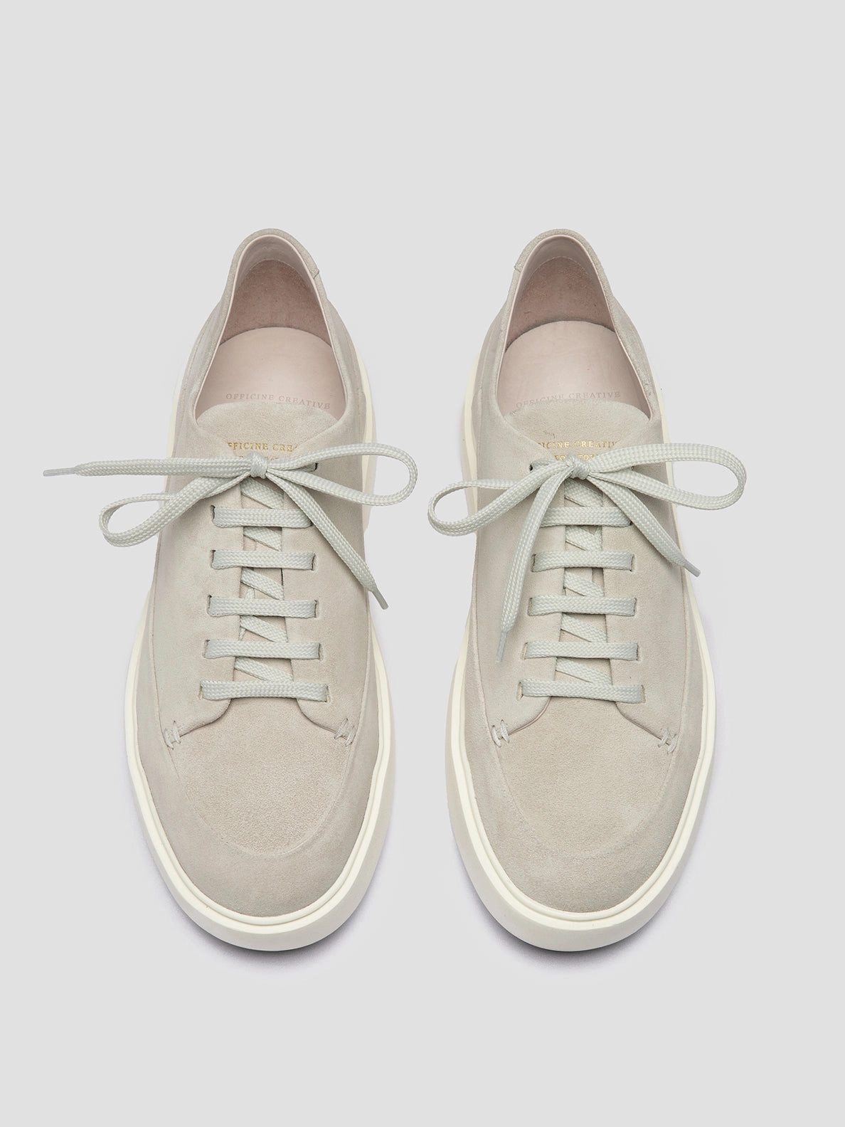 RELEASE 001 - Ivory Leather Low Top Sneakers Pf Sneakers