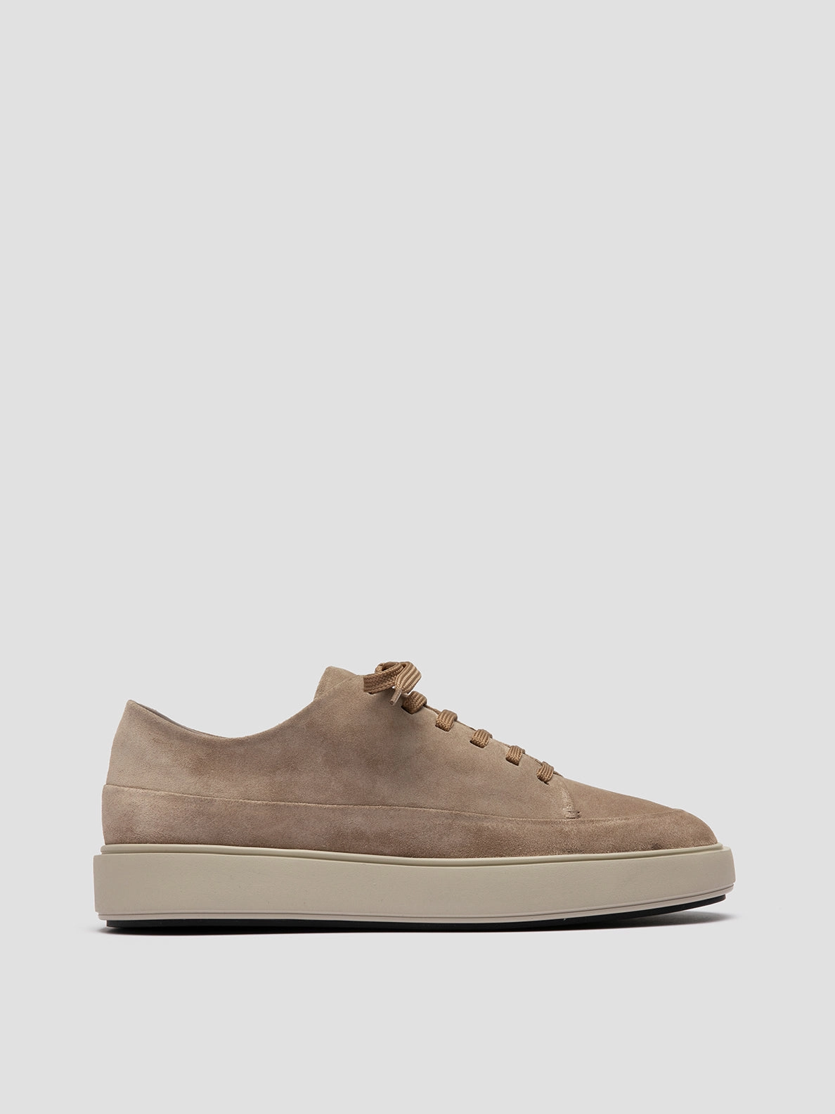 Swoosh Sneakers RELEASE 001 - Taupe Suede Low Top Sneakers