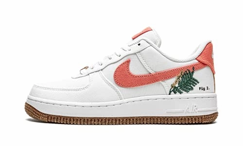 Nike Women's WMNS AIR Force 1 '07 SE Light Sienna-White Low TOP (CZ0269-101) Running Shoes Air Zoom
