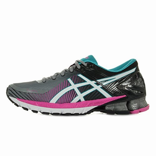 ASICS Women's Gel-Kinsei 6, Aluminum/White/Pink Glow, 6 B(M) US Asics Padel Tennis Shoes