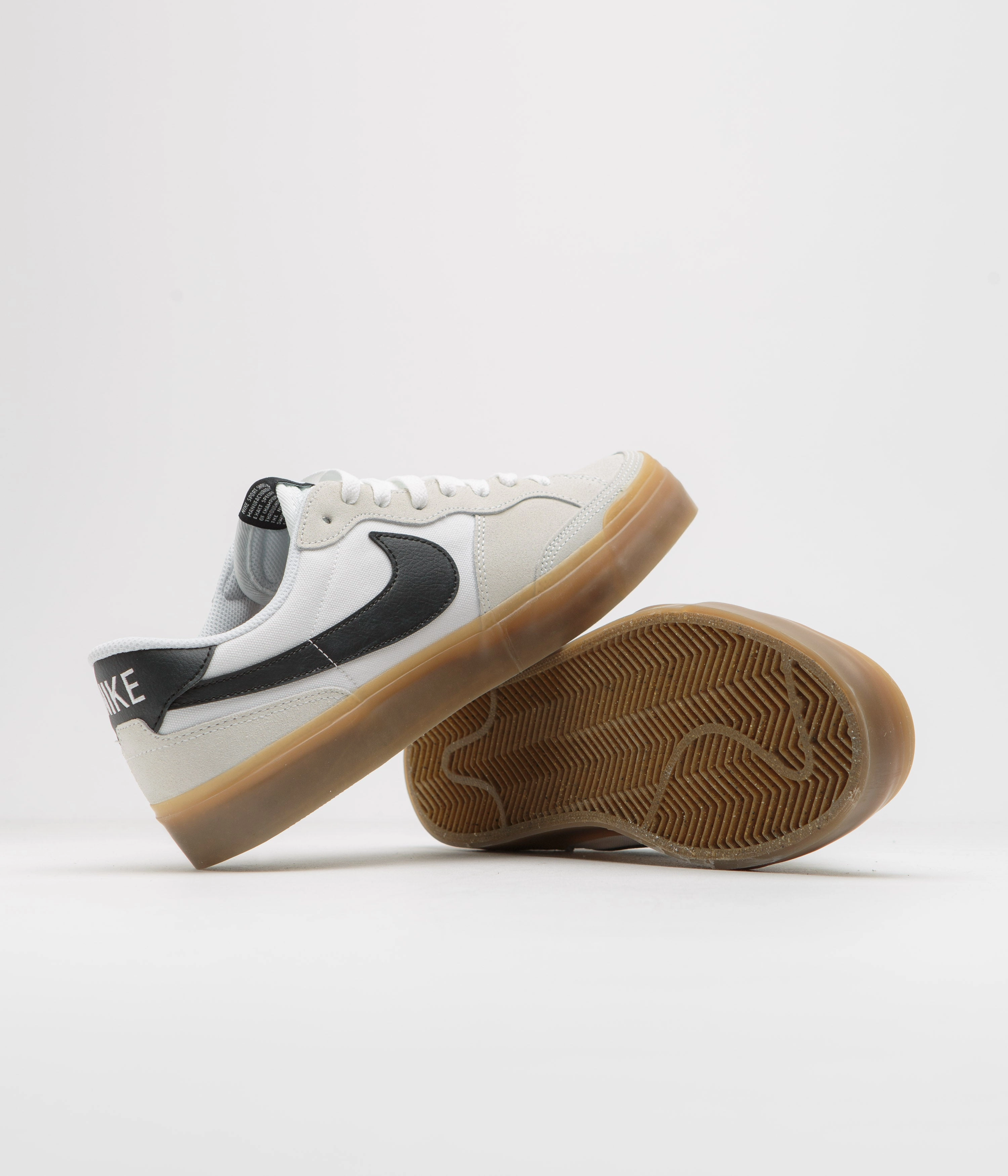 Nike SB Pogo Shoes - White / Black - White - Gum Light Brown Asics Field Speed Ff Hockey Shoes