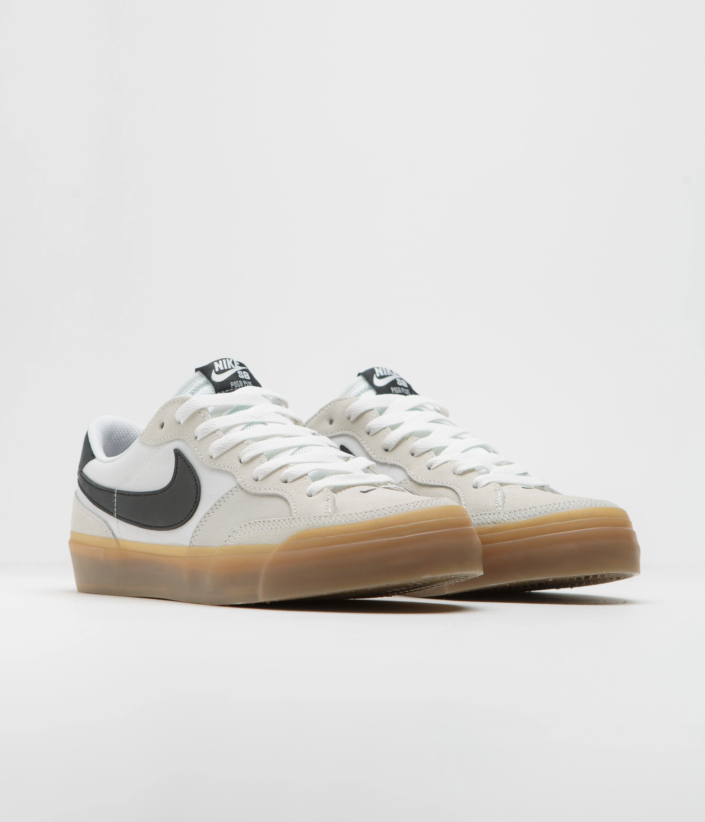 Nike SB Pogo Shoes - White / Black - White - Gum Light Brown Asics 4e Width Shoes